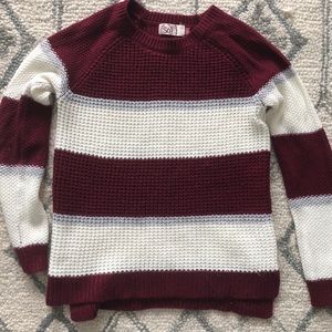 Striped light-weight sweater